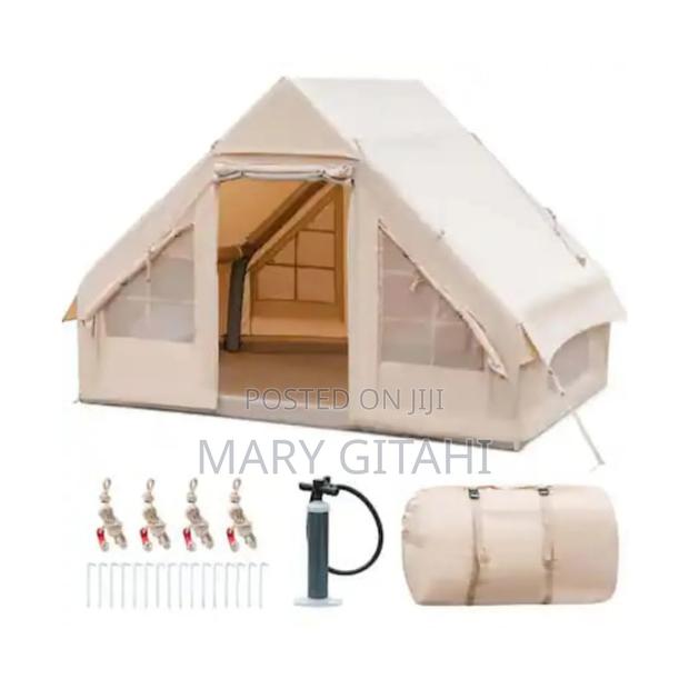 Inflatable Camping Tent With Pump - main view