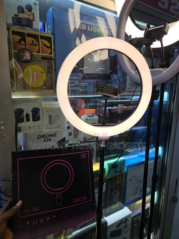 10" Led Ring Light With Tripod Stand For Professional Video & Photo