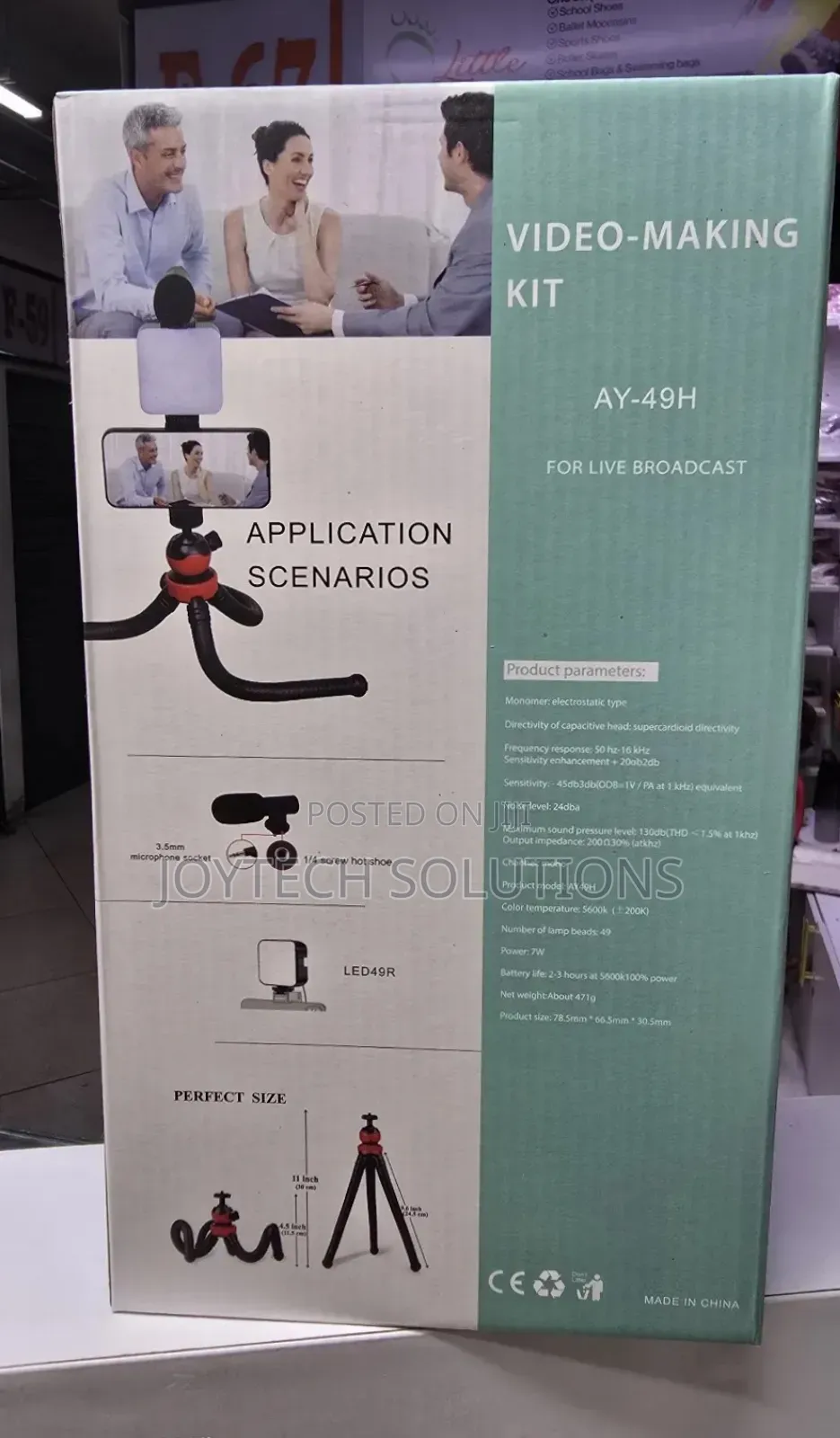 Octopus Tripod Microphone Fill Light Vlog Set Mobile Video Shooting