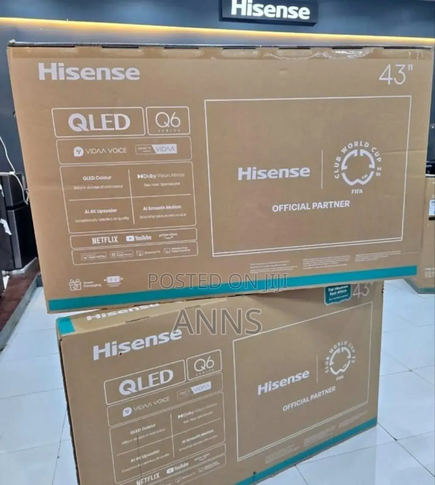 Qled Display Hisense 43 Inch Tv