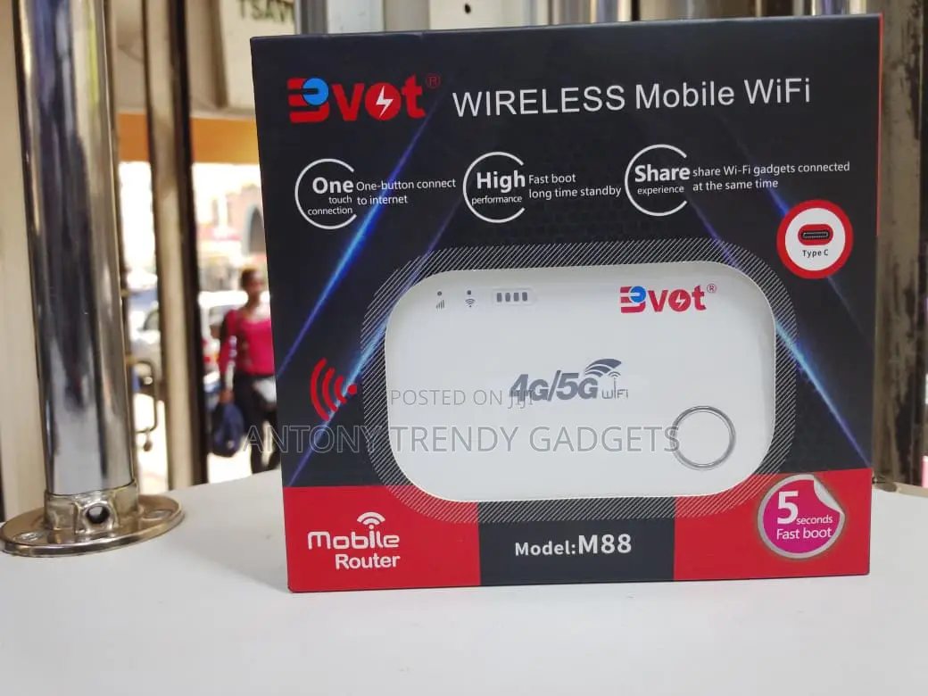 Bvot M88 4g/5g Mobile Wifi Hotspot Router Type-c Charging