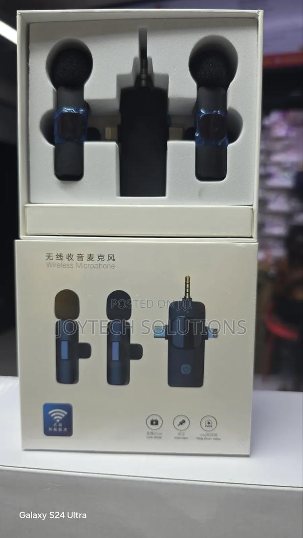 Premium Lavalier Microphone Dual-Set, 3-in-1 Receiver