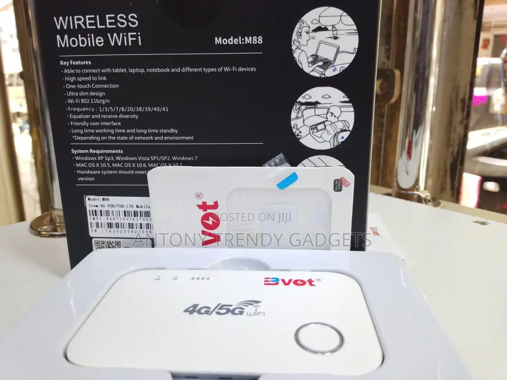 Fast Bvot M88 4g/5g Pocket Router For Multiple Devices