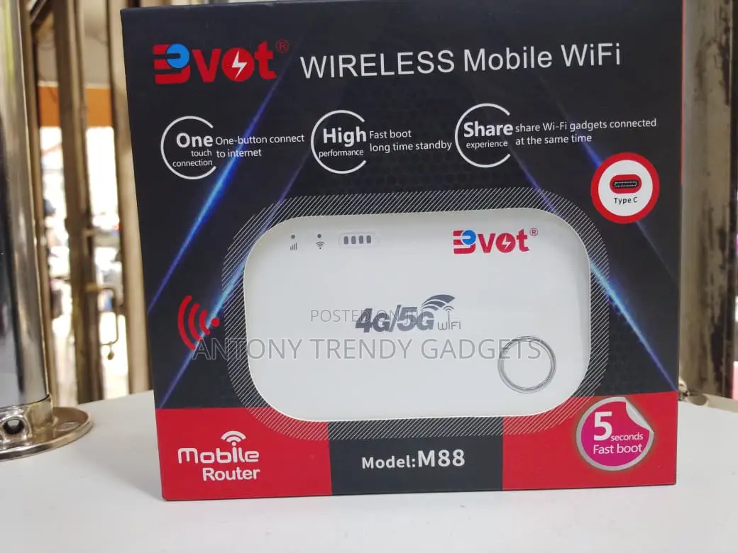 Fast Bvot M88 4g/5g Pocket Router For Multiple Devices