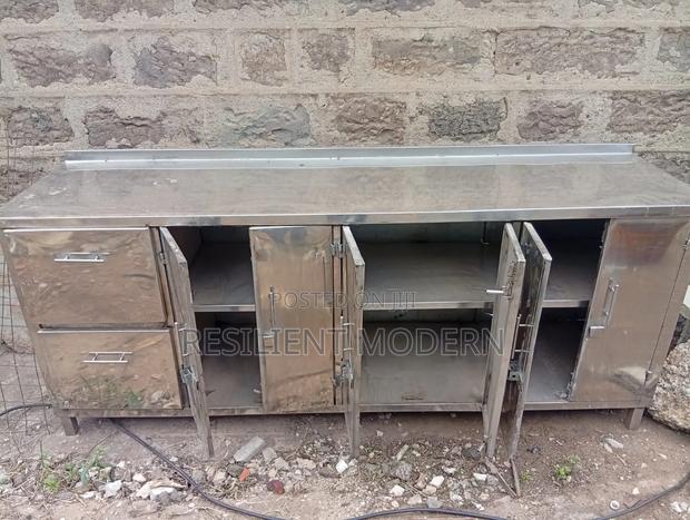 Heavy Gauge Stainless Steel Storage Cabinet - main view