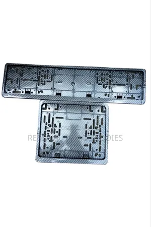 Carbon Fiber New Generation Number Plates Holders Set