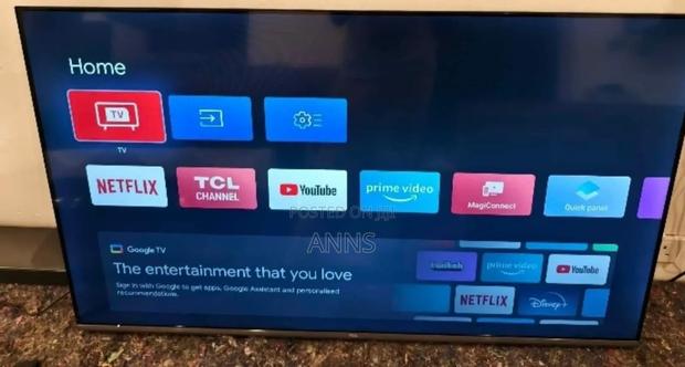 Pre Installed TCL Frameless 50 Inch 4 K Television - main view