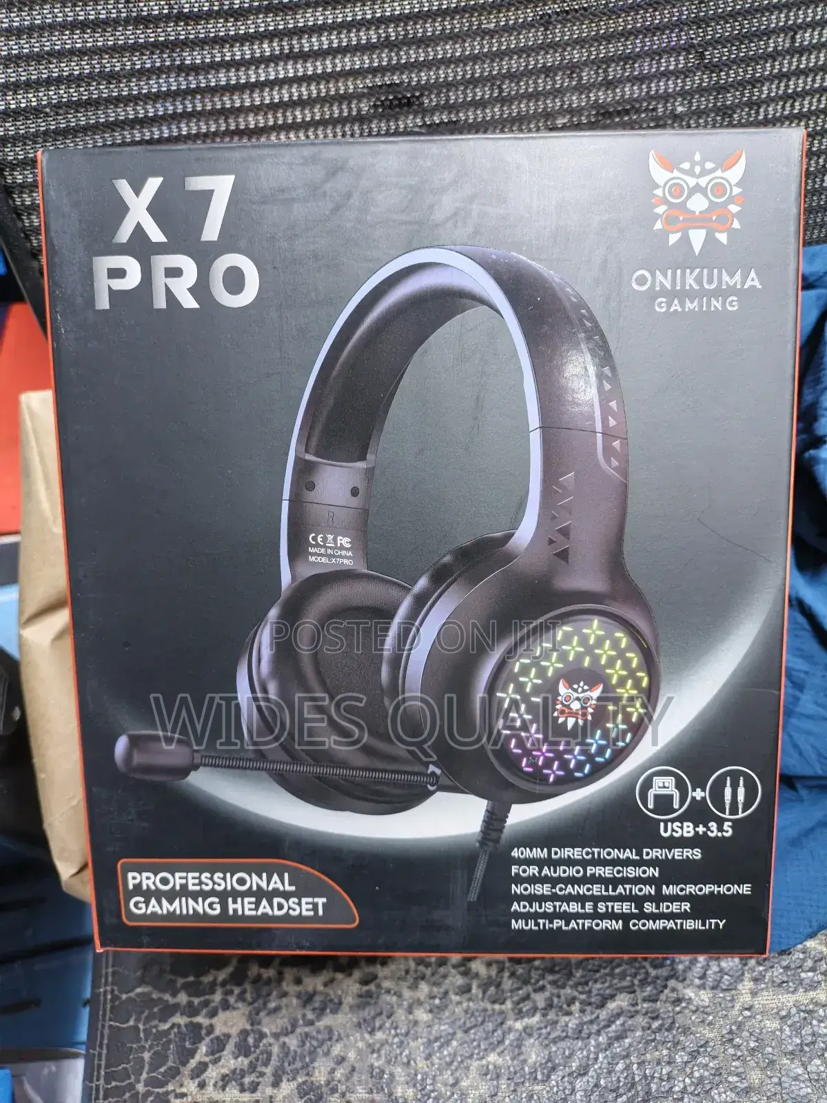 Gaming Headset.Onikuma X7 Pro Professional Gaming Headset.