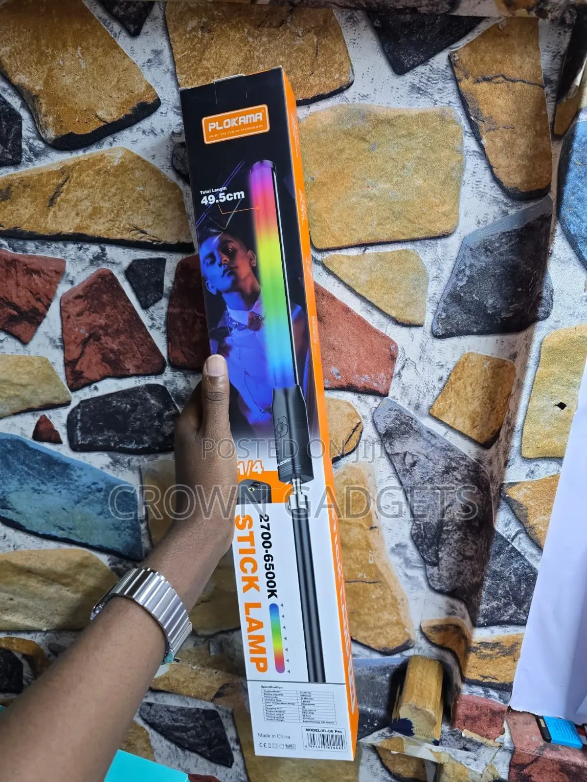 Plokama Vl-06 Pro Handheld RGB Tube Light for Video Photo