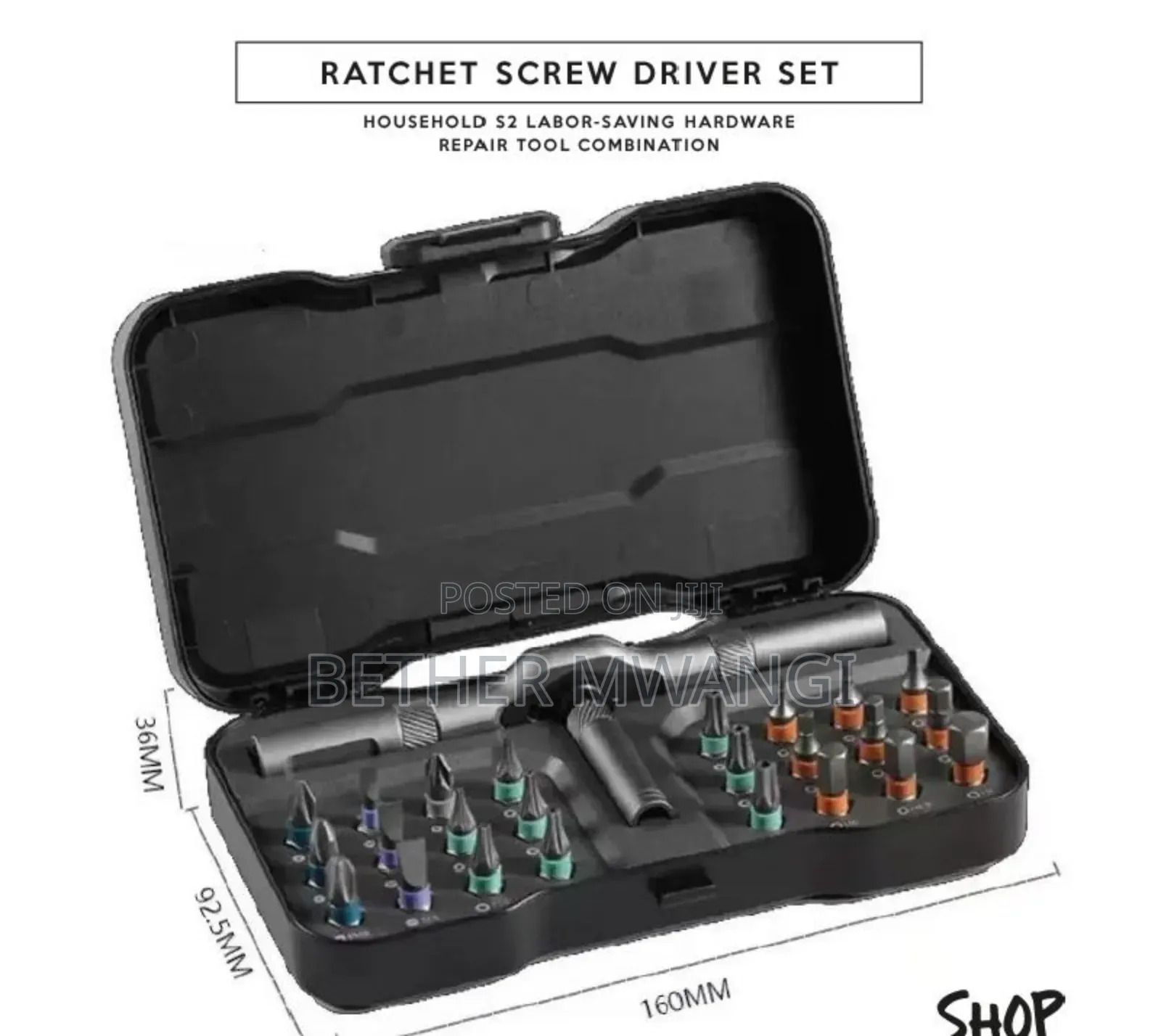 24-pieces Ratchet Screw Driver Set In Kenya