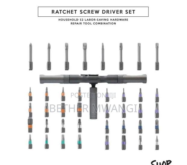 24-pieces Ratchet Screw Driver Set In Kenya - thumbnail 3