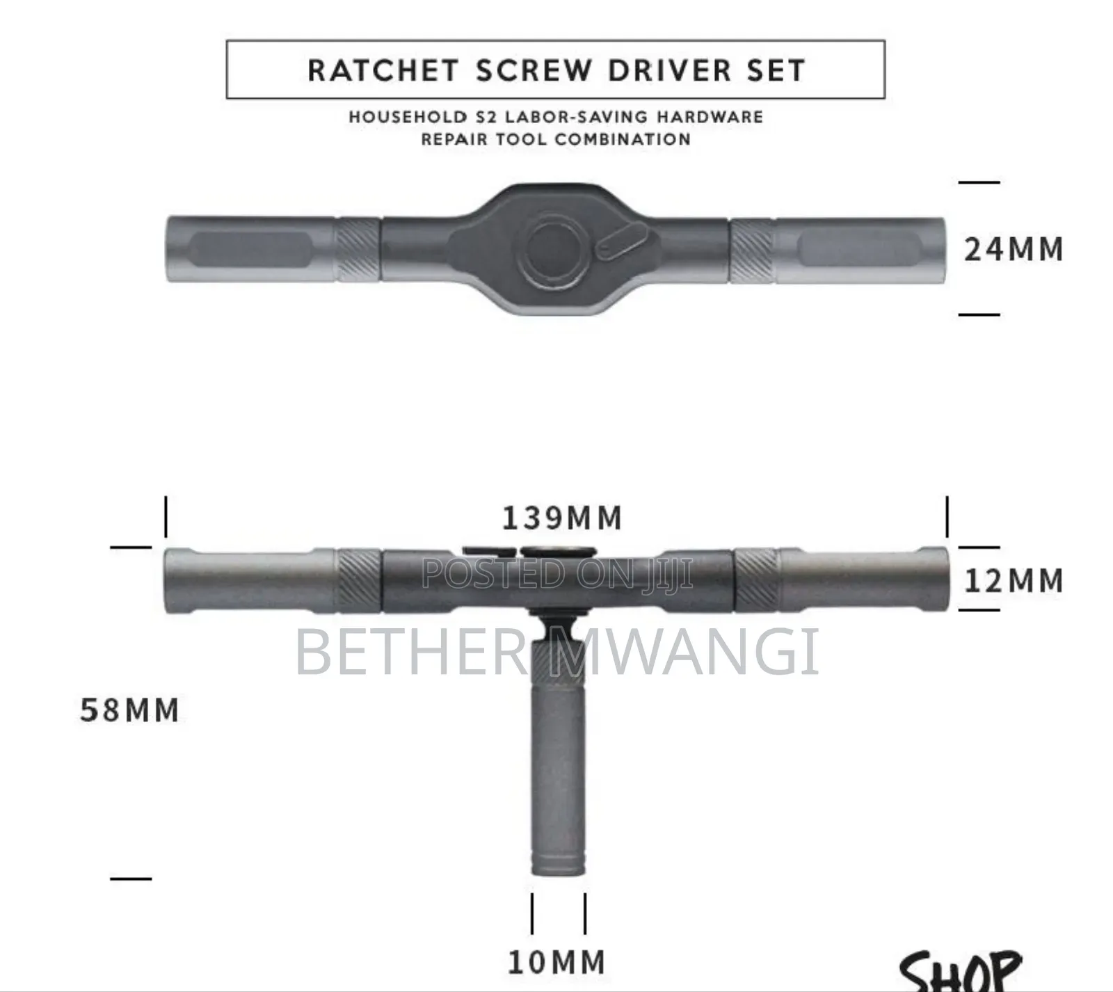 24-pieces Ratchet Screw Driver Set In Kenya
