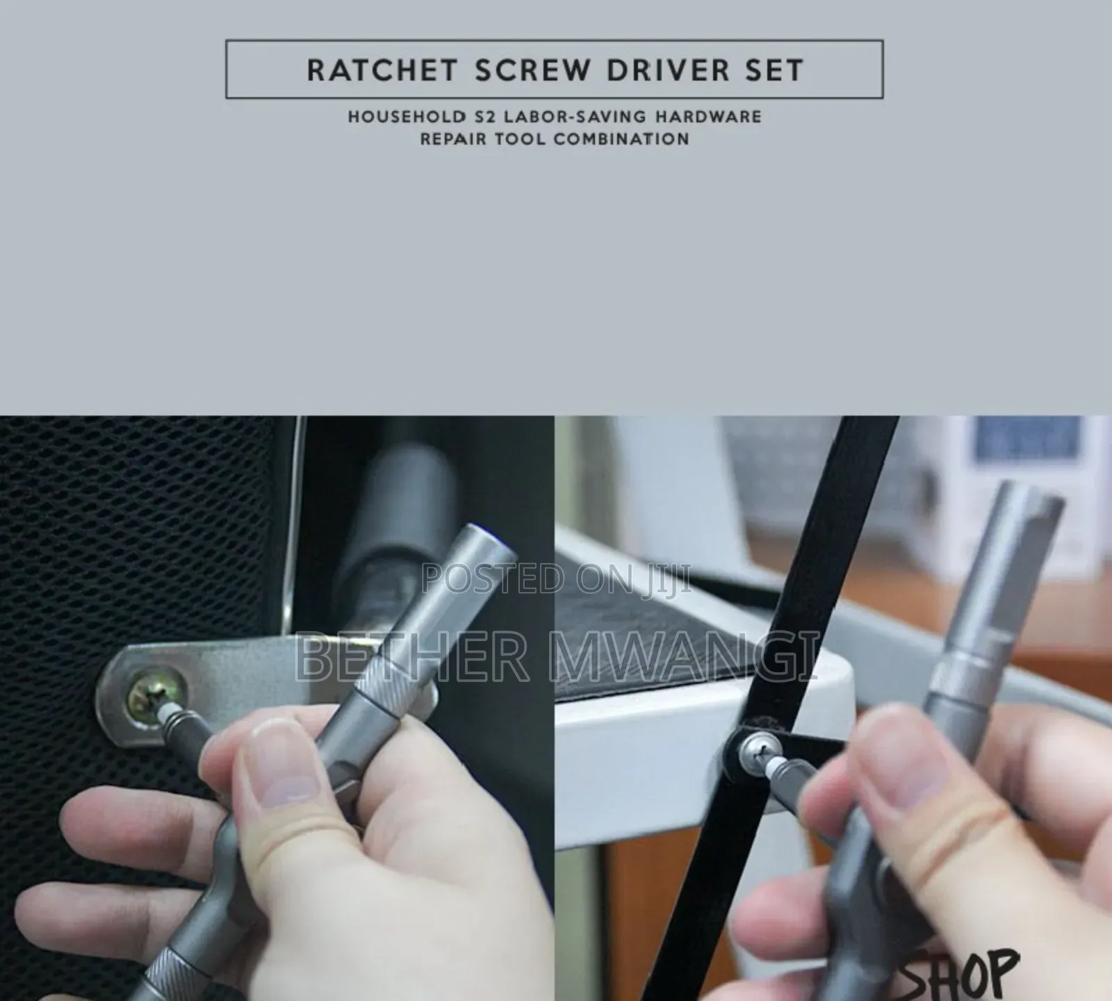 24-pieces Ratchet Screw Driver Set In Kenya