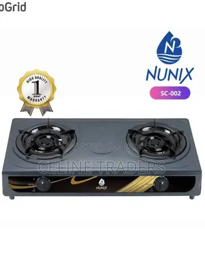 Nunix Sc 002 Table Top2 Burner Gas Cooker.