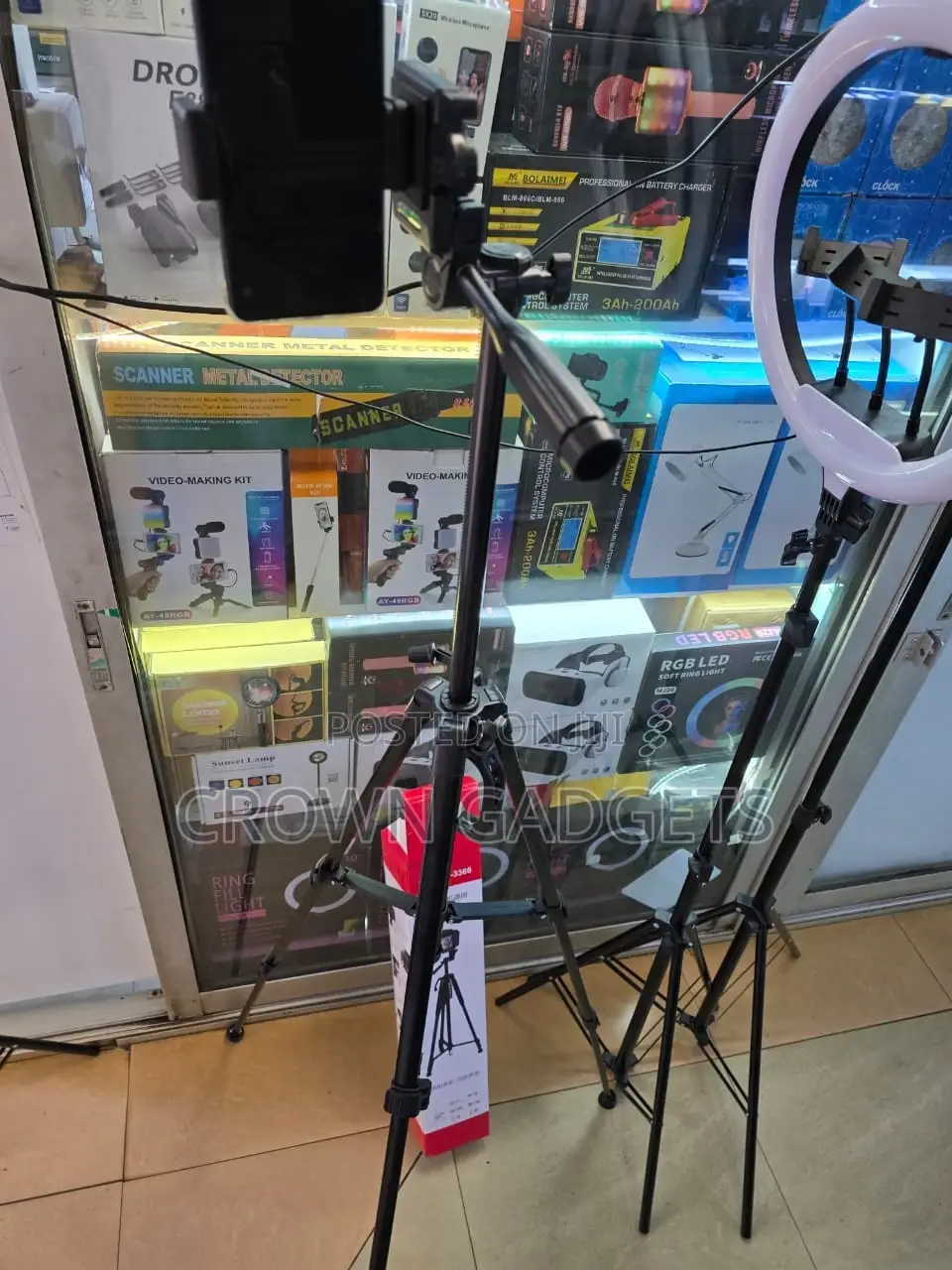 Professional Tripod 3366 For Ring Light Camera Smartphone