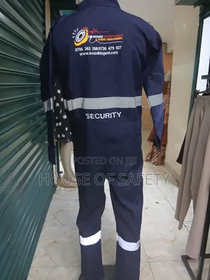 Men Avy Blue Safety Reflective Coveralls in Kenya