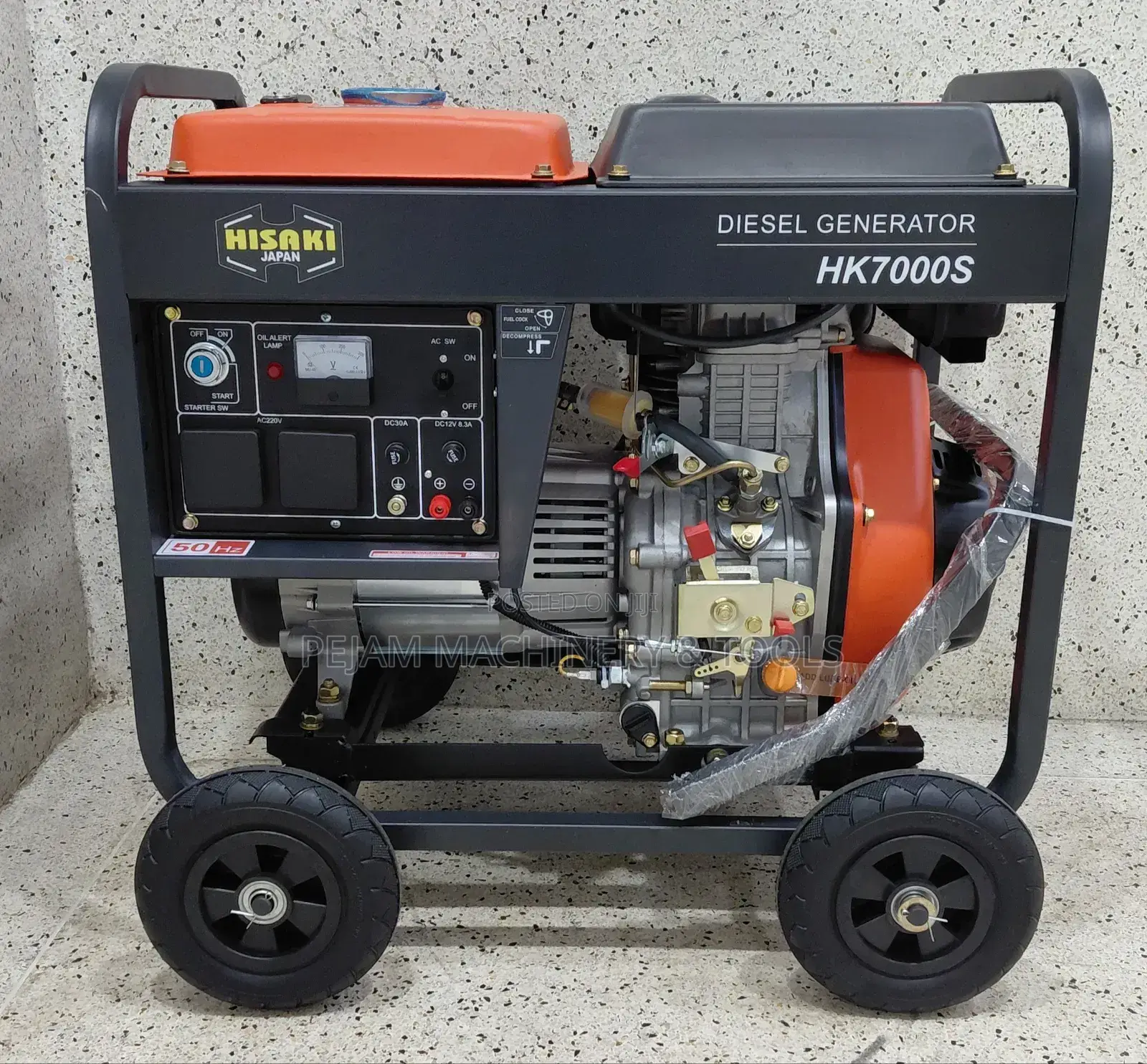 Hisaki Hk7000s 9.37kva Diesel Openset Generator