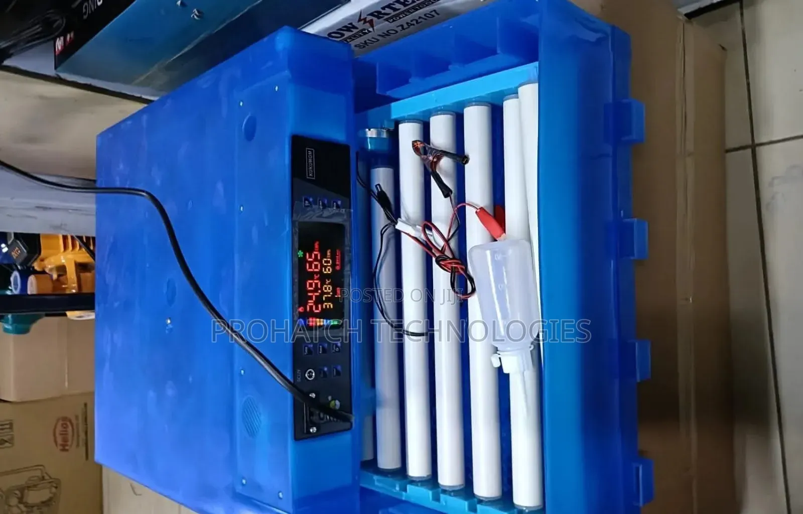 64 Eggs Fully Automatic Incubator Ac/Dc Powered