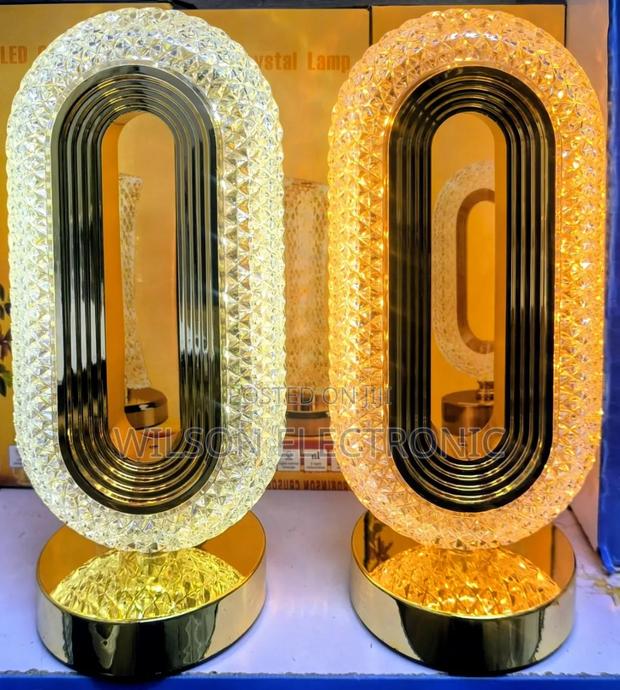 Led Crystal Lamp. Usb Rechargeable Lamp