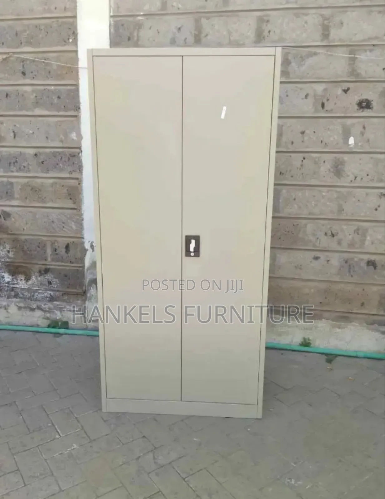 2-Door Block Office Cabinet — Secure Stylish