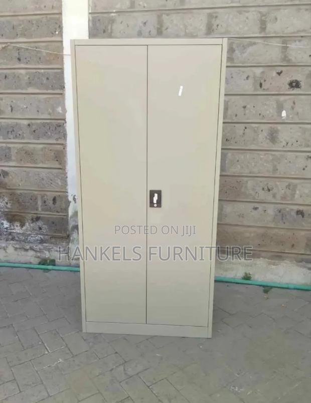 2-Door Block Office Cabinet — Secure Stylish