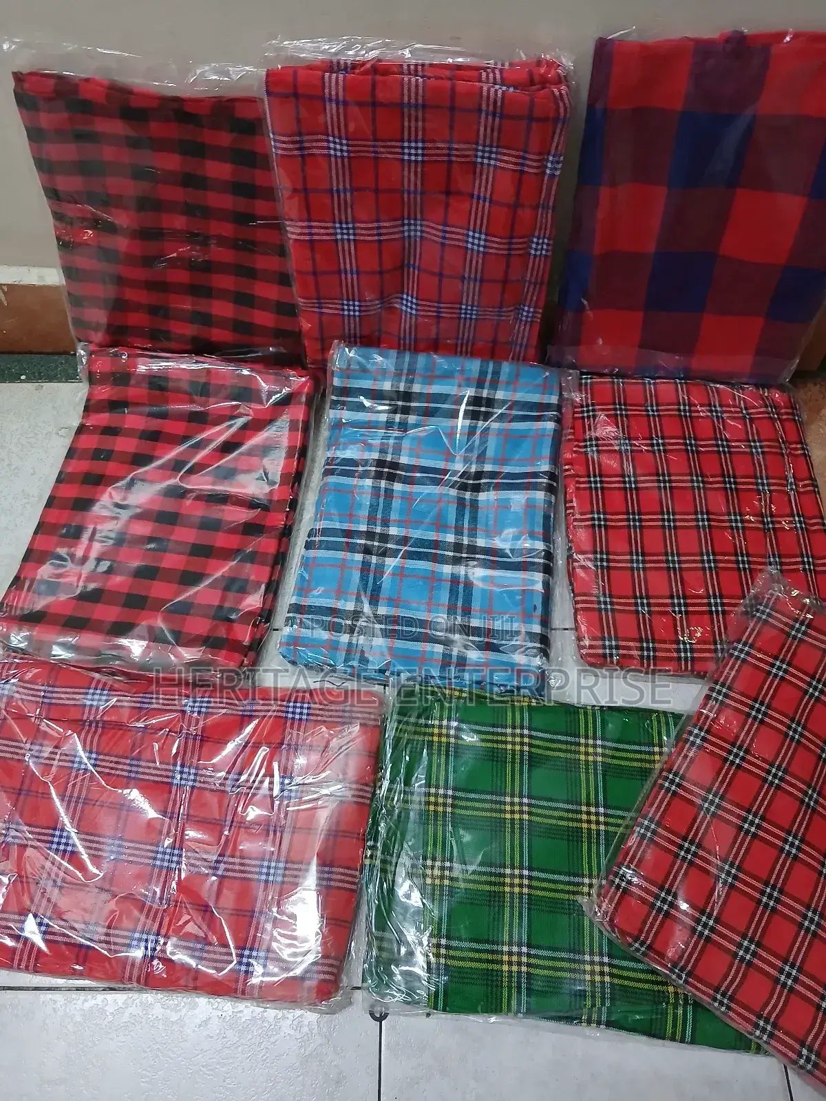 Maasai Shuka - Checked Designs
