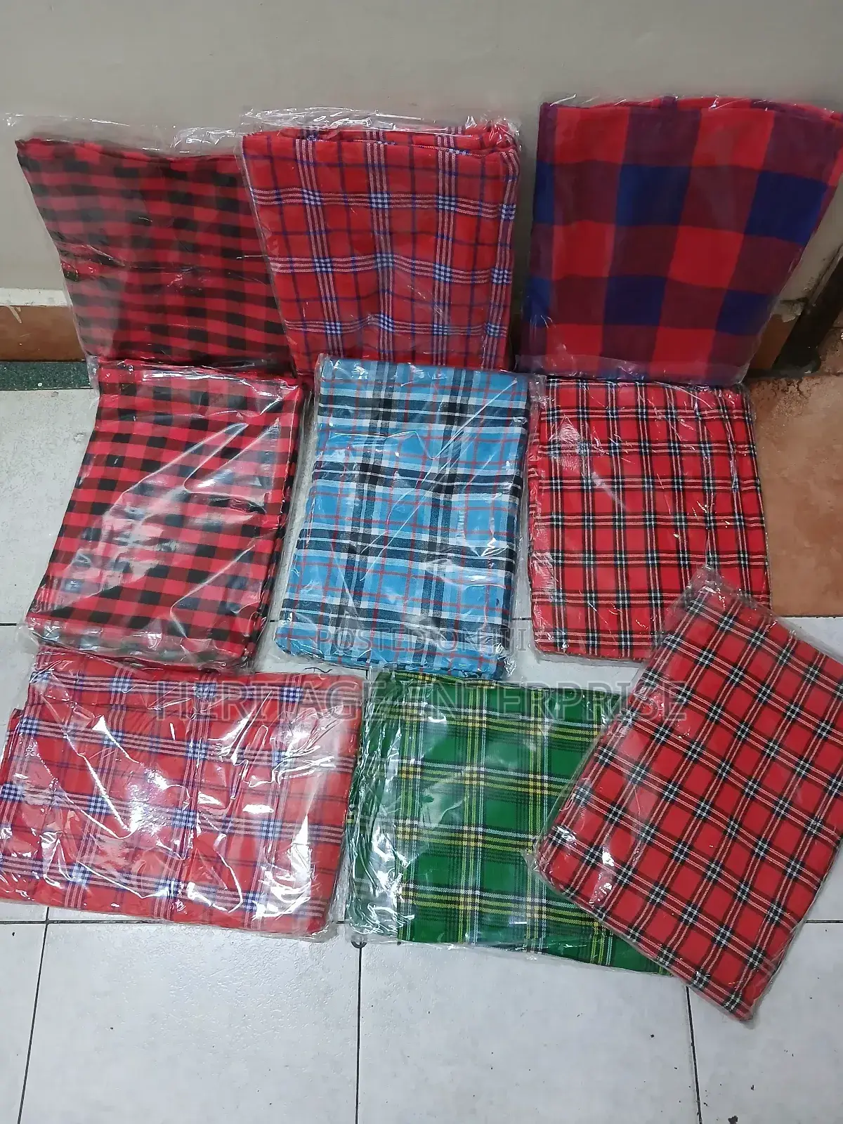 Maasai Shuka - Checked