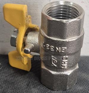 Heavy-Duty Brass Ball Valve for Butterfly Applications - main view