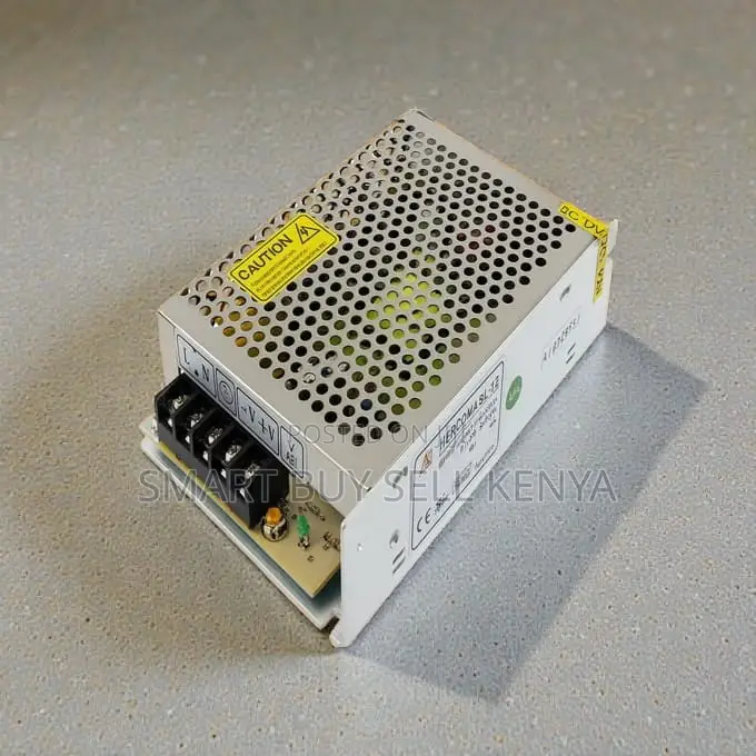 12v 5 Amps CCTV Power Supply With Input Voltage Stability