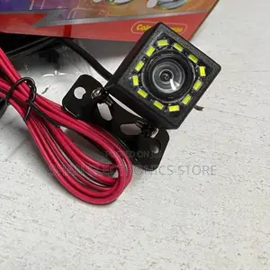 Car Rearview Camera With 12 Led Lights Reverse Parking Backup Monitor