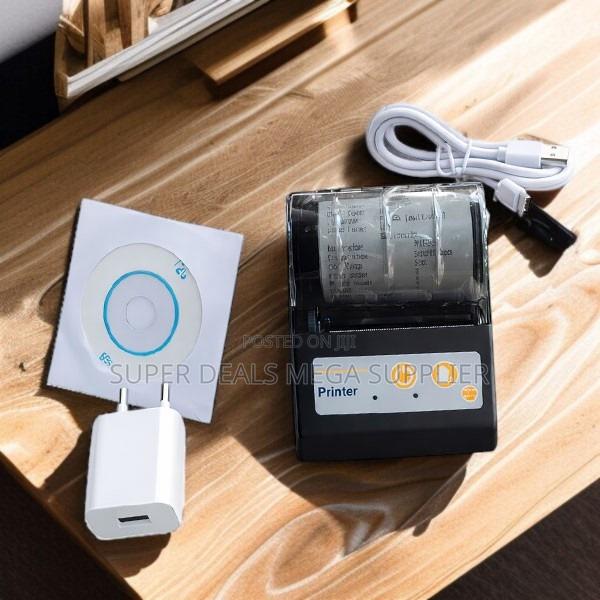 Pocket Size 58mm Bluetooth Receipt Printer for Outdoor Business Use