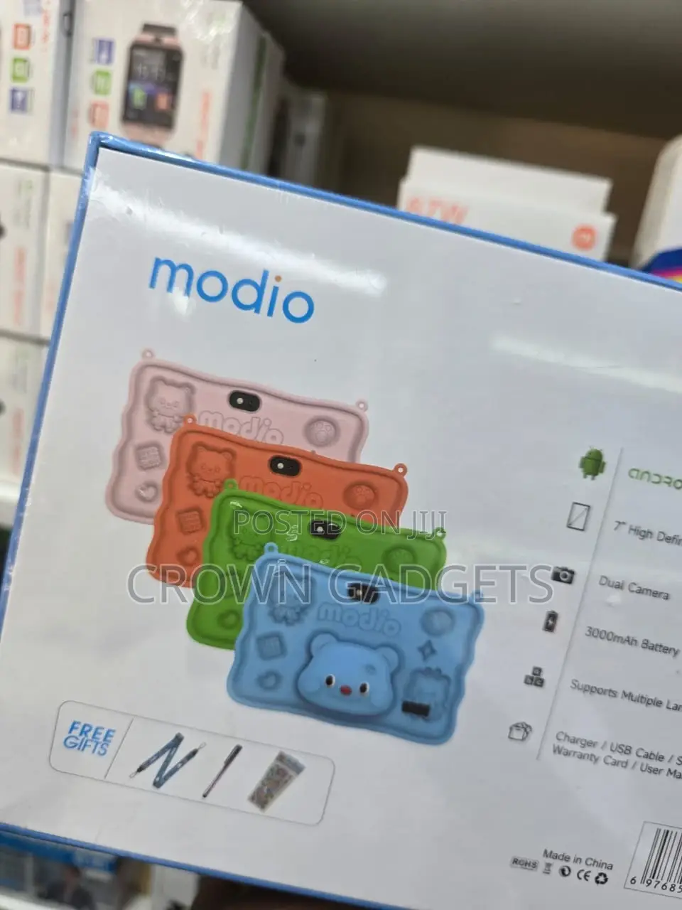 Modio M72 Kids Tablet 7 Inch Hd Screen With Protective Case