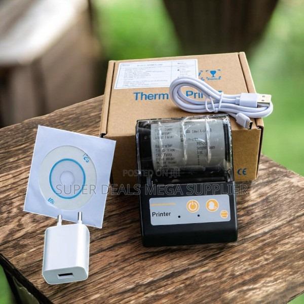 Compact 58mm Bluetooth Thermal Printer for Outdoor Work Environments