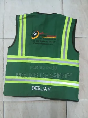 Green Sleek Look for Any Occasion Vest Safari Jackets