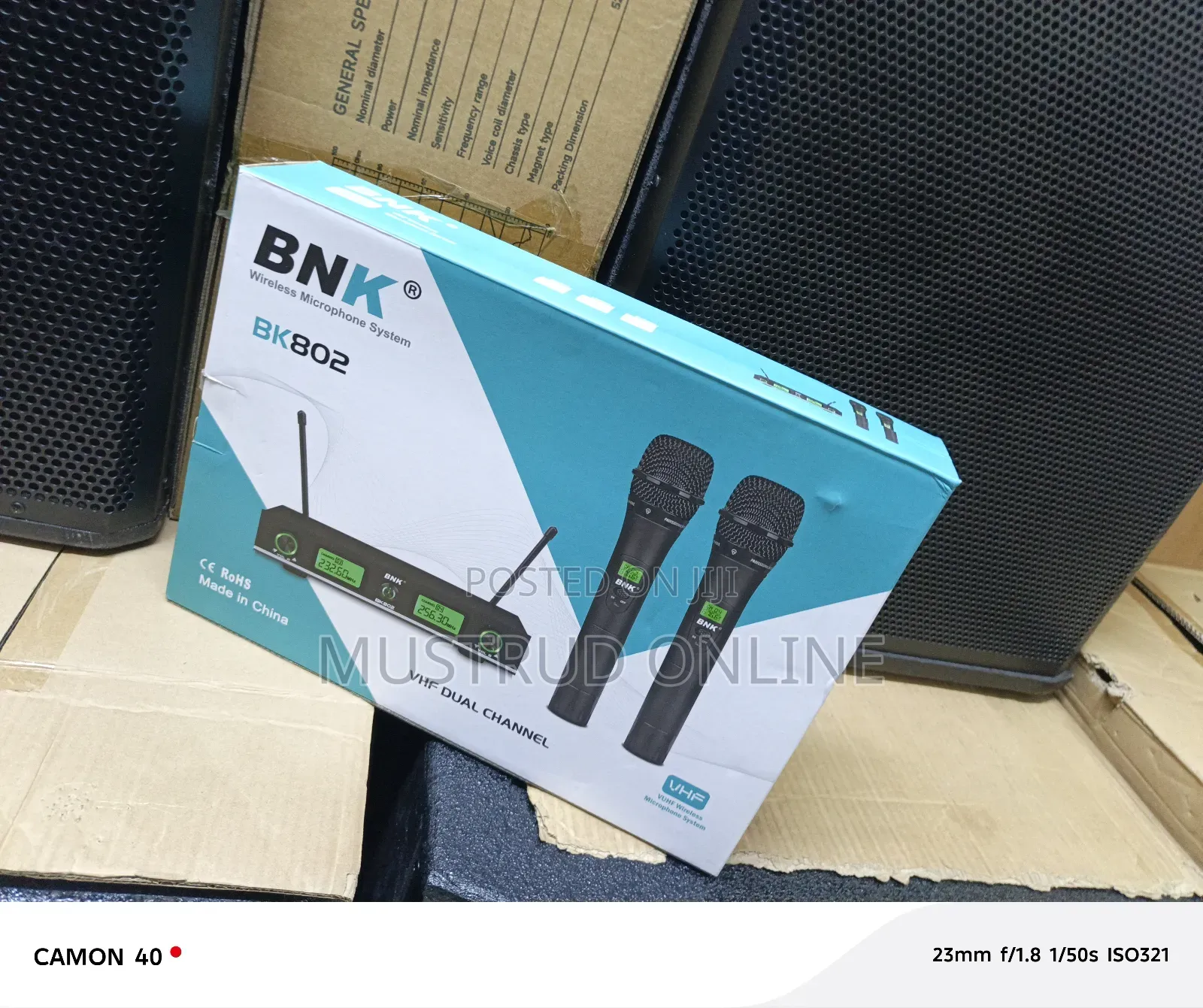 Channel Microphone Wireless System Bk 901