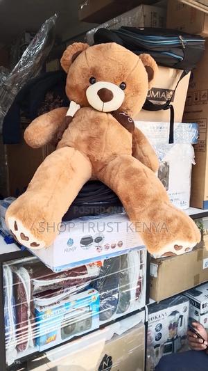 Giant Brown Teddy Bear 100cm - thumbnail 2