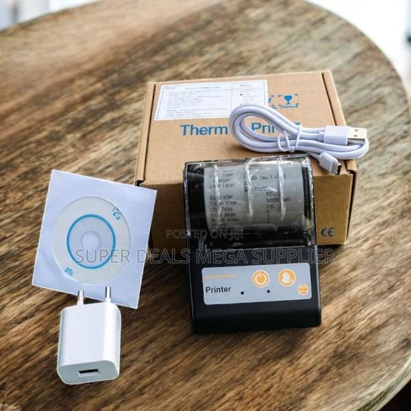 Portable 58mm Bluetooth Printer With Large Capacity Battery