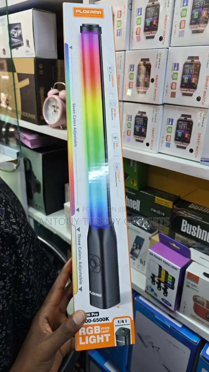 Plokama Vl-06 Pro Rgb Stick Light 360° Led Video Light