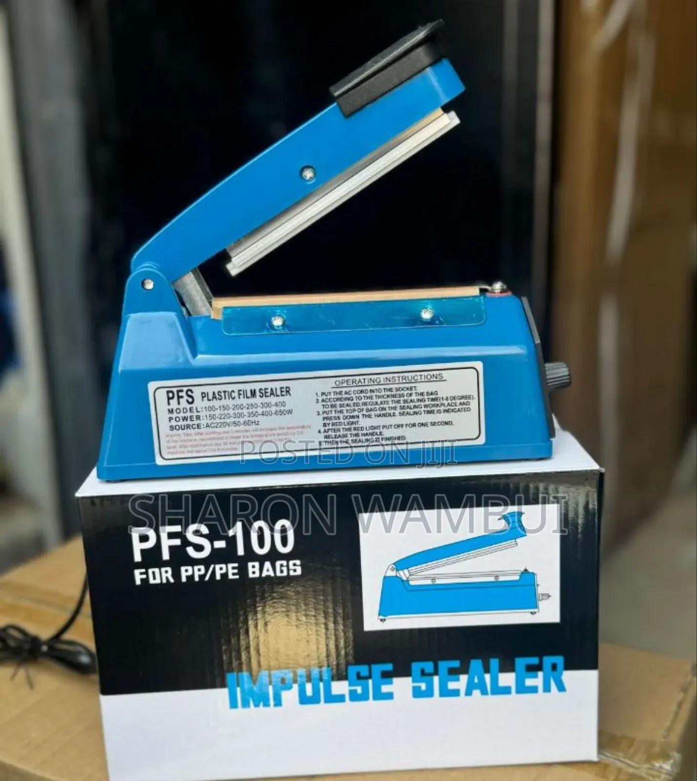 Electric Plastic Heat Sealer Machine /100mm