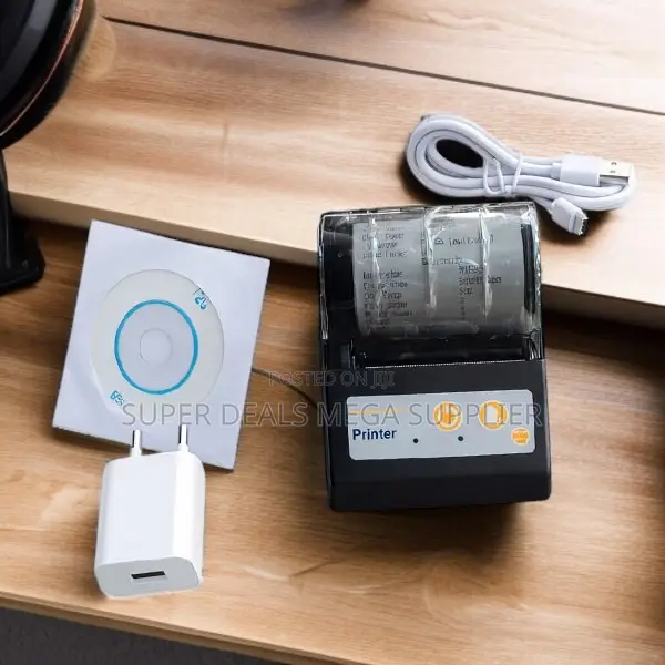 Portable 58mm Receipt Printer With Multiple Language Support