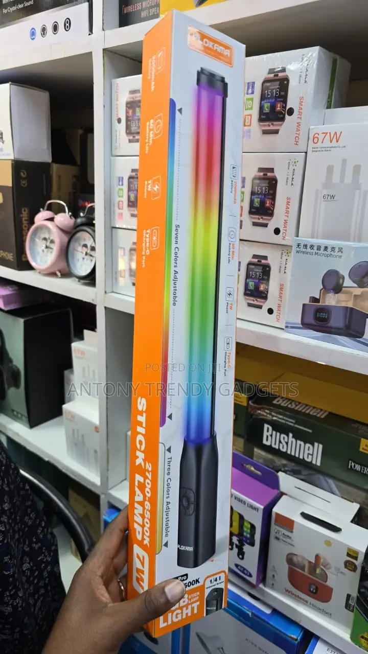 Vl-06 Pro Rgb Tube Light 2700k–6500k Type-c Rechargeable
