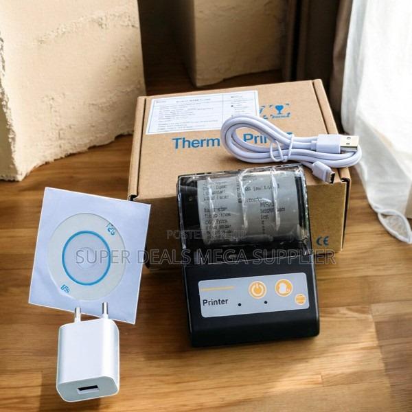 Portable 58mm Bluetooth Thermal Printer With Durable Design