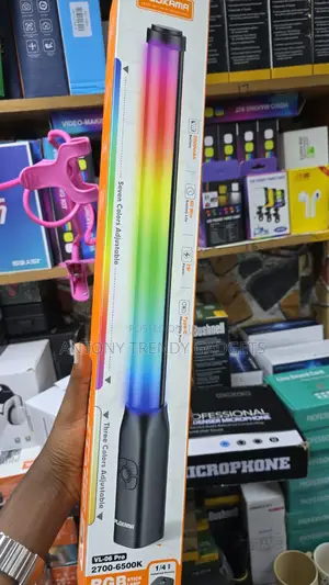 Plokama Vl-06 Pro Rgb Video Light With Tripod Mount