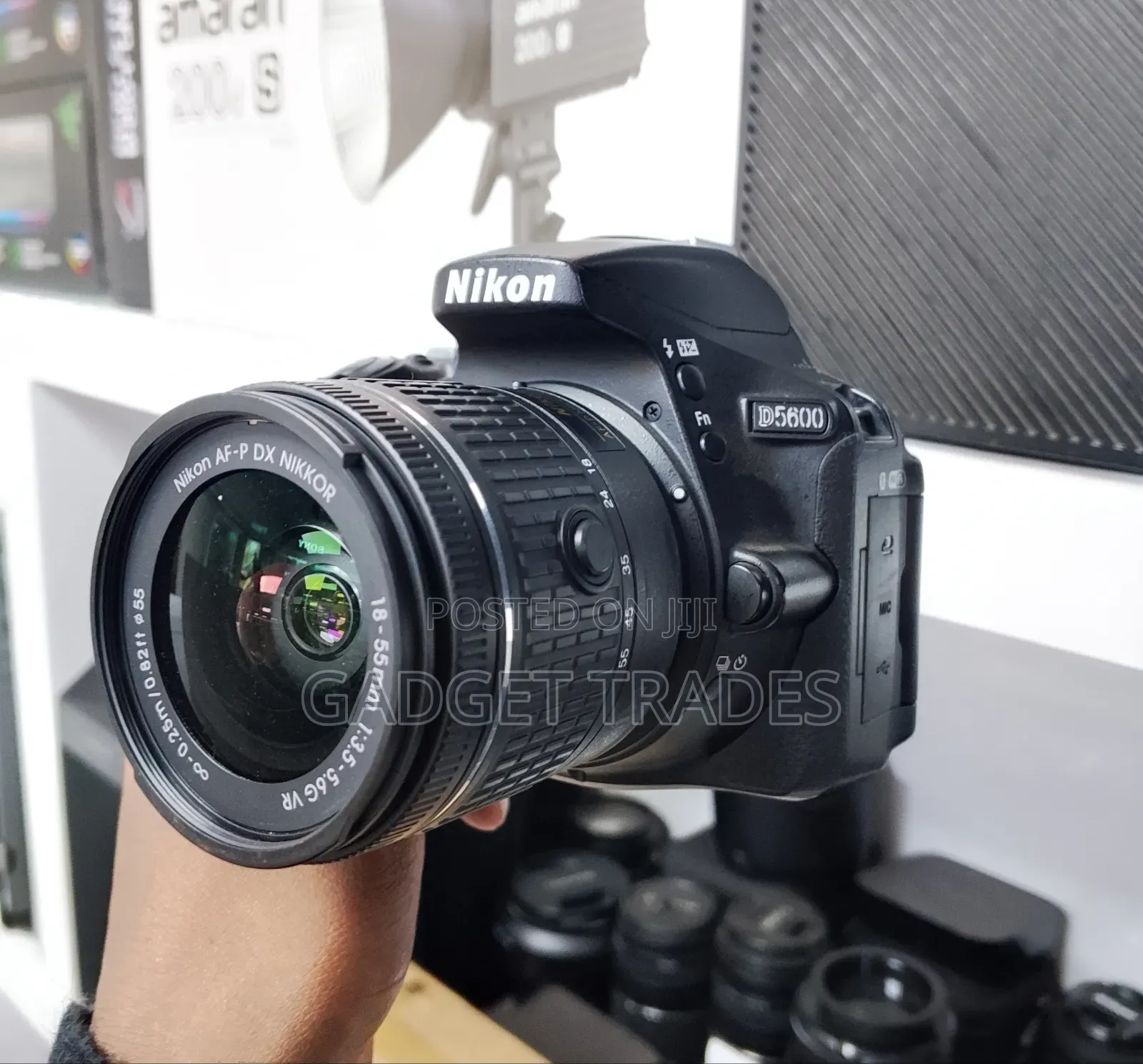 Nikon D5600 DSLR Camera With Af-P 18-55mm Vr Lens Kit