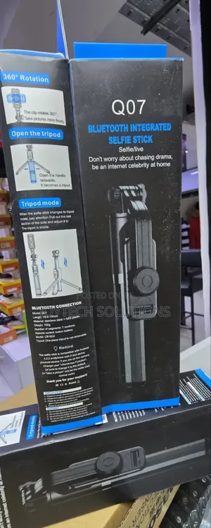 Selfie Stick Travel Tripod for Cell Phone With Remote Control