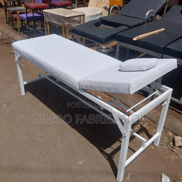 Foldable White Massage Bed With Breathing Whole - thumbnail 3