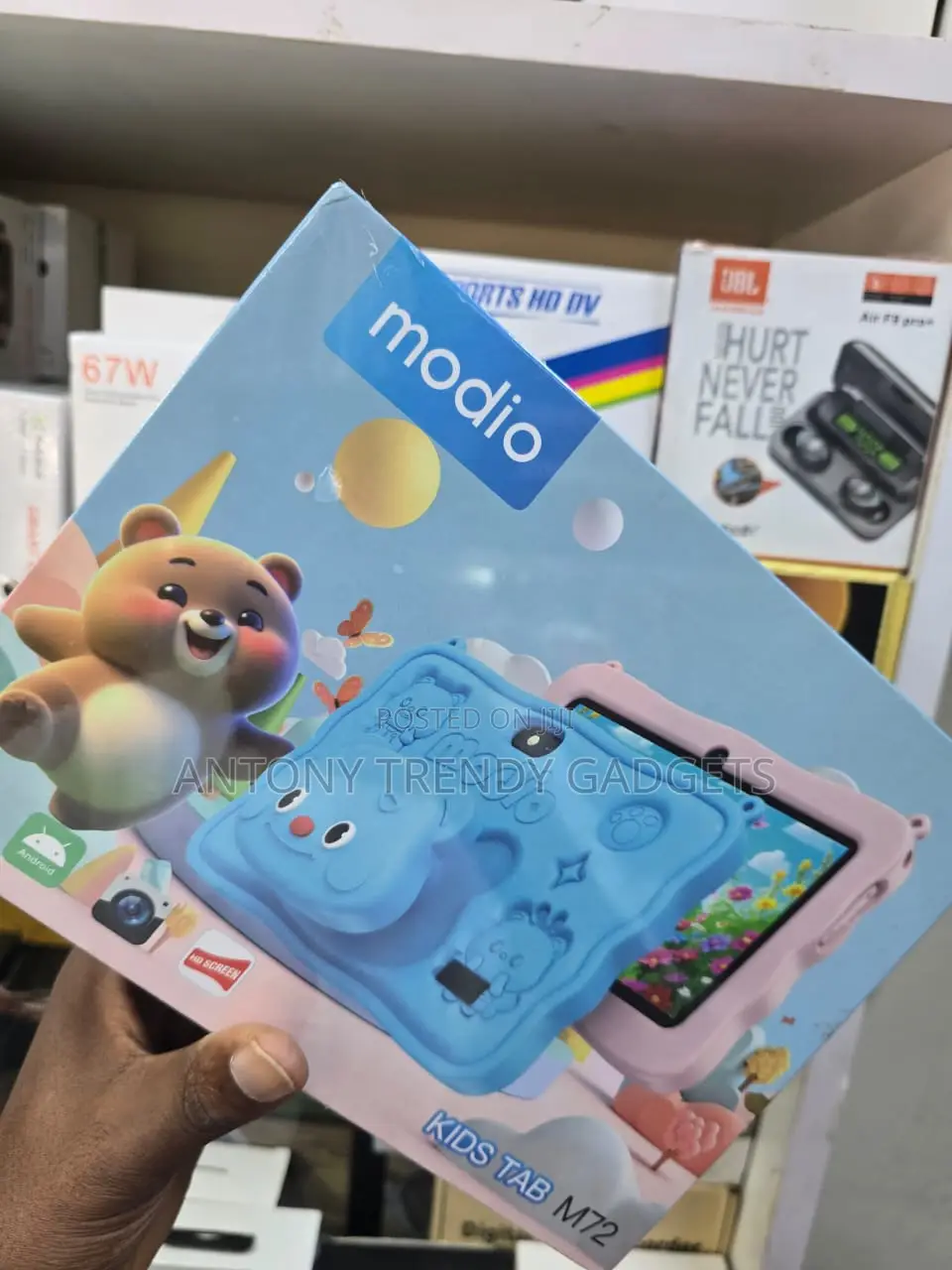 Modio M72 Kids Tablet 7 Inch Hd Android With Case & Dual Camera