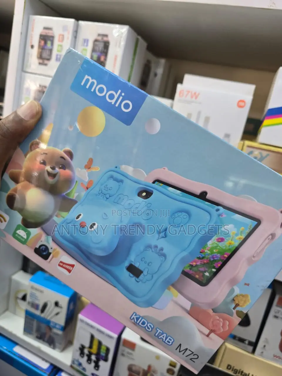 Modio M72 Kids Tablet 7 Inch Hd Android With Case & Dual Camera