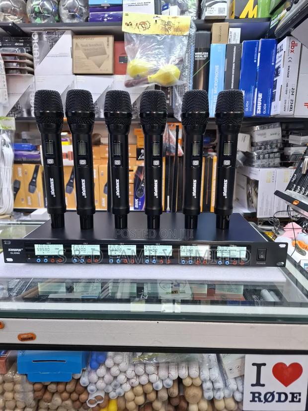 Shure Glxd96 Six in 1 Wireless Microphone With Adjustable Frequency - main view