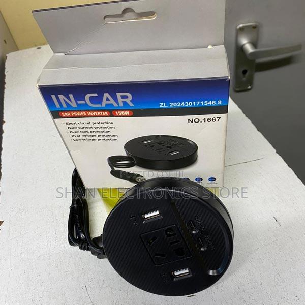 Car Inverter Extension 150w to Converter 12v Dc in 220v Ac With 4xusb